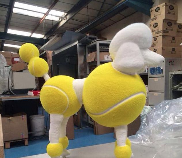 Wimbledon Tennis Ball Poodle